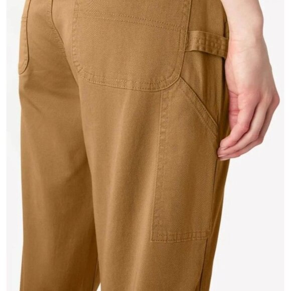 Dickies Brand Women's Relaxed Fit Carpenter Pants Brown Duck 27R - Picture 5 of 6